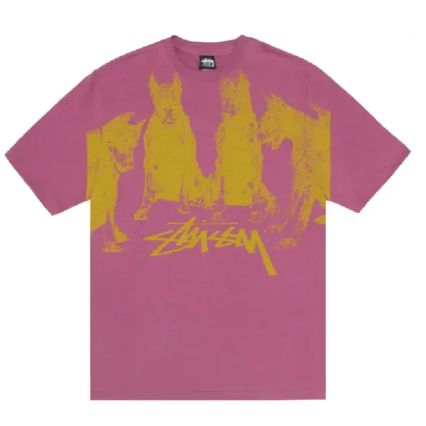 Stussy Doberman Berry T Shirt