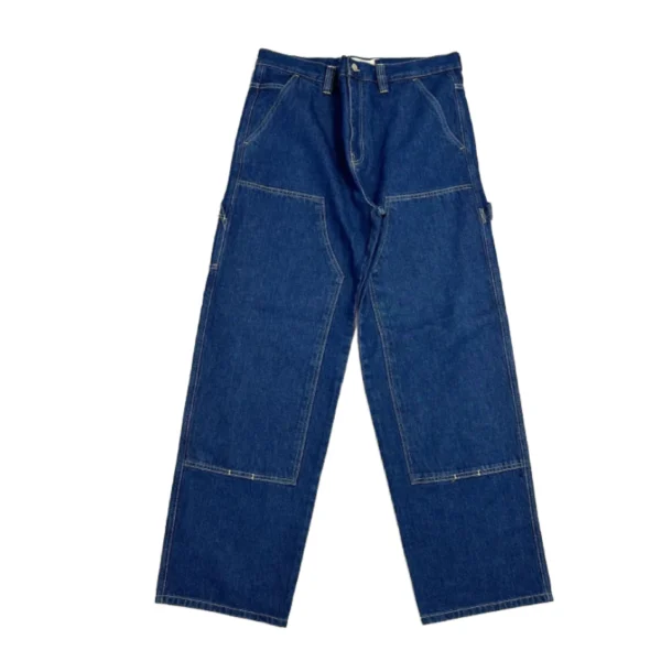 Stussy Double Knee Blue Work Pants