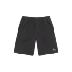Stussy Double Layer Jercey Black Shorts