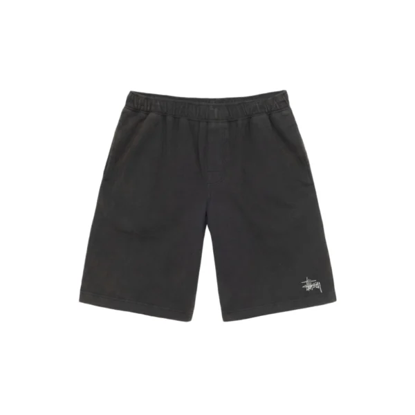 Stussy Double Layer Jercey Black Shorts