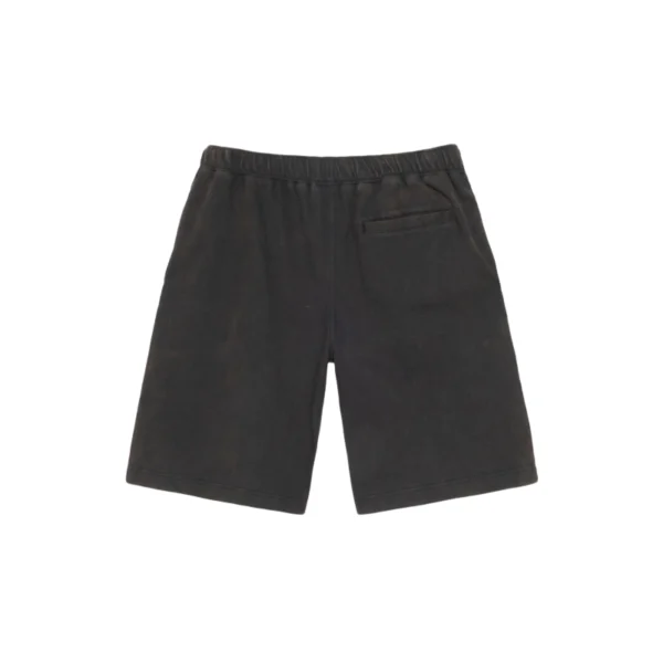 Stussy Double Layer Jercey Black Shorts-back