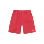 Stussy Double Layer Jercey Red Shorts