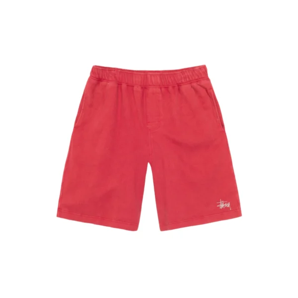 Stussy Double Layer Jercey Red Shorts