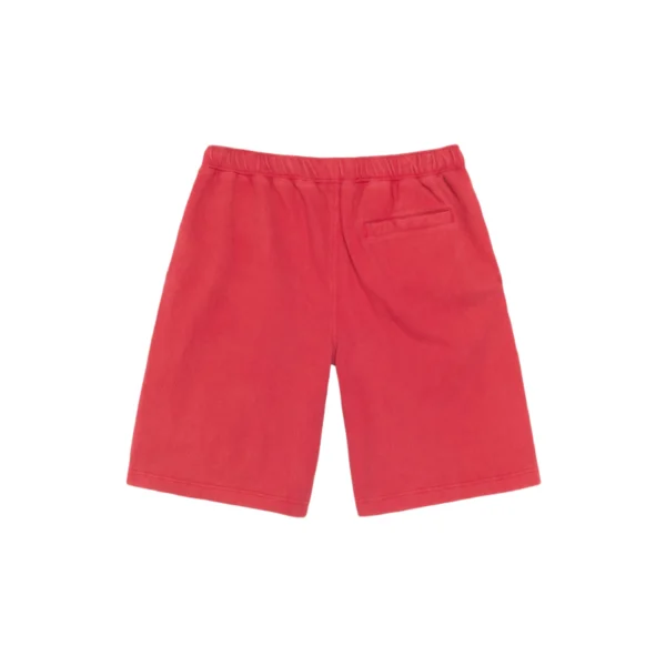 Stussy Double Layer Jercey Red Shorts-back