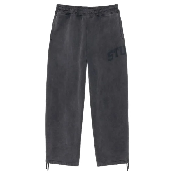 Stussy Faded Graphic Fleece Black SweatPants