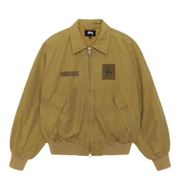 Stussy Flight Brown Bomber Jacket