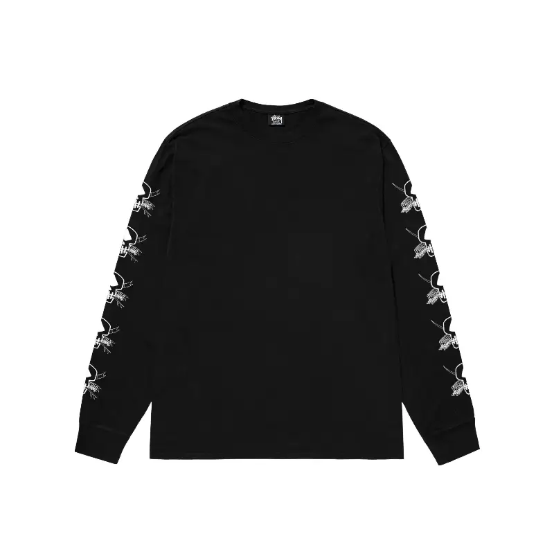 Stussy Foils LS Black Longsleeve Shirt