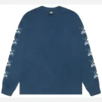 Stussy Foils LS Navy Longsleeve Shirt