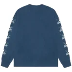 Stussy Foils LS Navy Longsleeve Shirt Back
