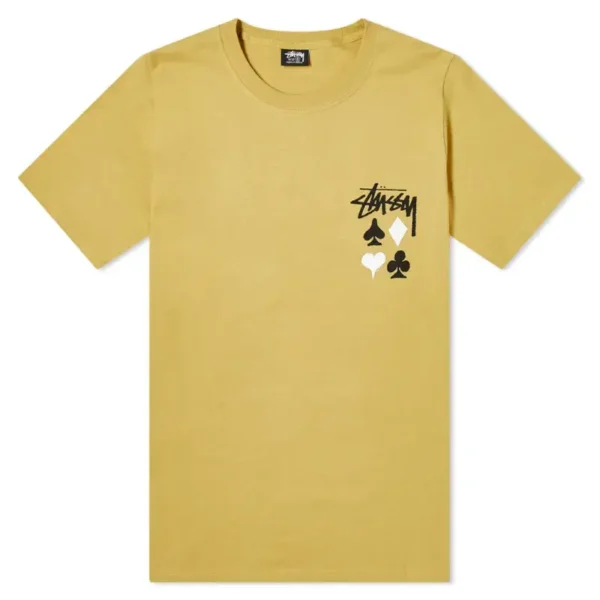 Stussy Full Deck 2 Khaki T-Shirt