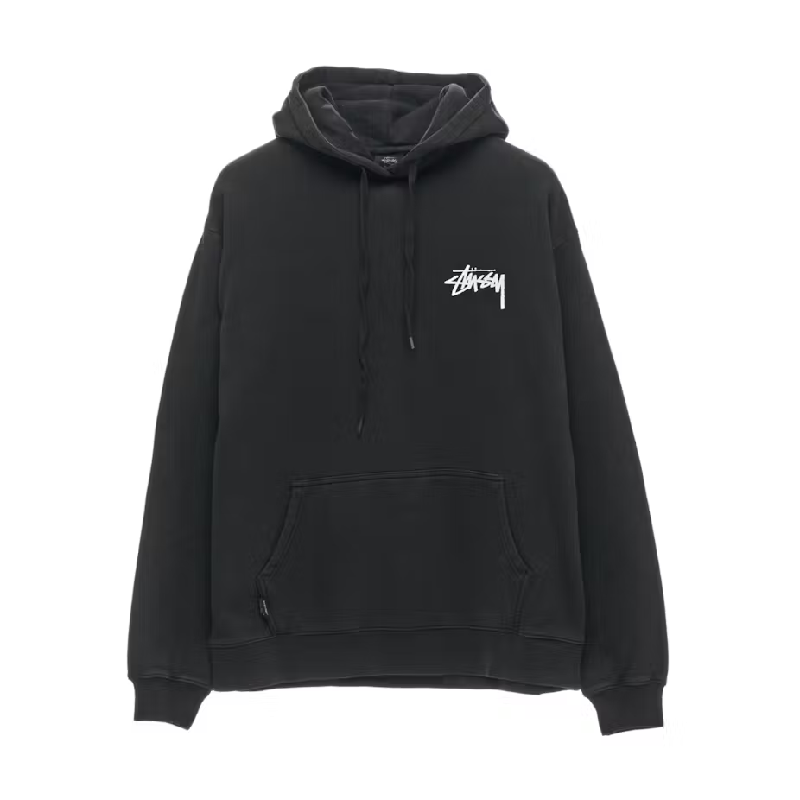 Stussy Fuzzy Dice Black Pullover Hoodie