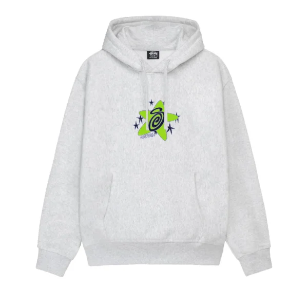 Stussy Galaxy Ash Heather Pullover Hoodie