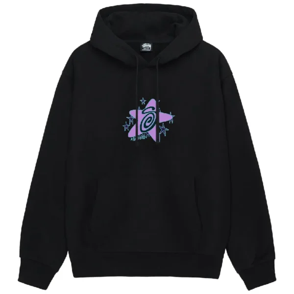 Stussy Galaxy Black Hoodie