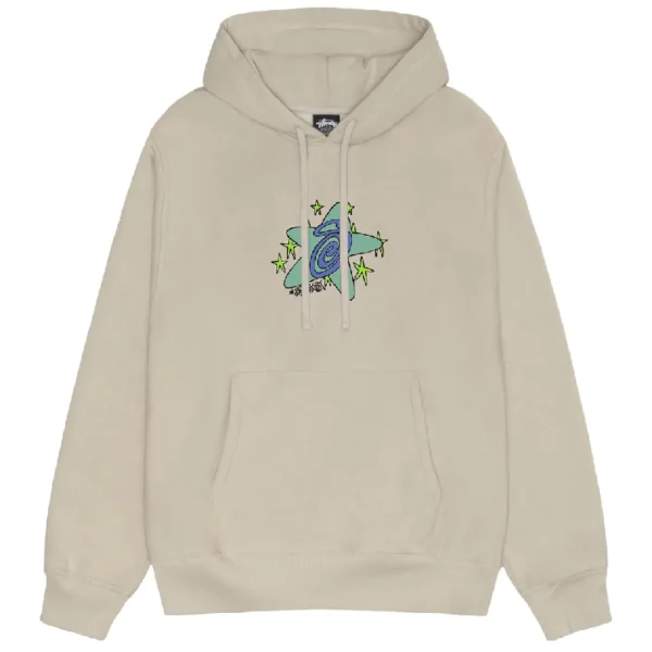Stussy Galaxy Khaki Pullover Hoodie