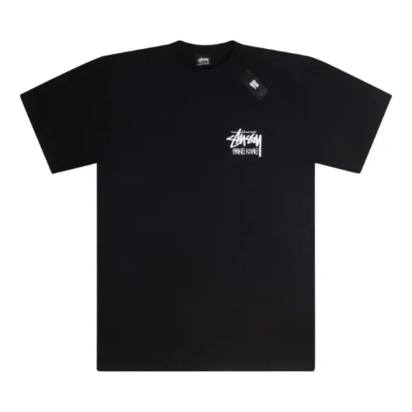Stussy Hong Kong Black T Shirt