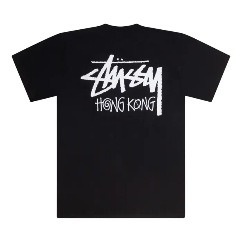 Stussy Hong Kong Black T Shirt-back