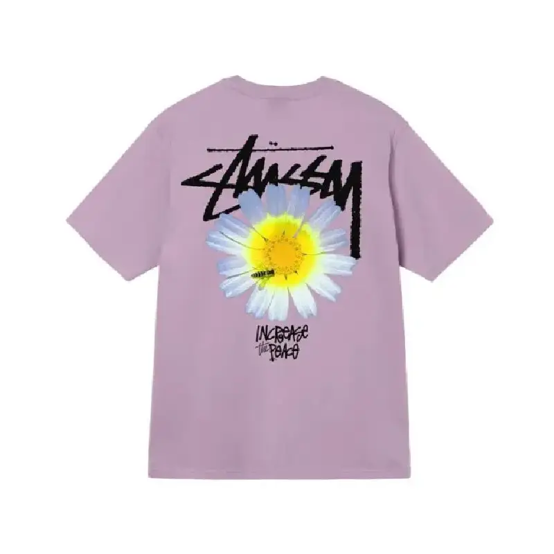 Stussy ITP Flower Purple Tee Back