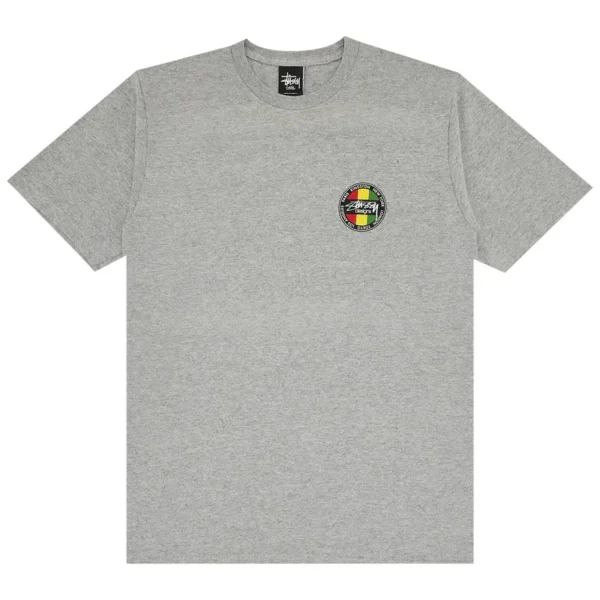 Stussy Kingstone Dot Grey Tee