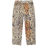 Stussy Leopard Canvas Big Ol Jeans