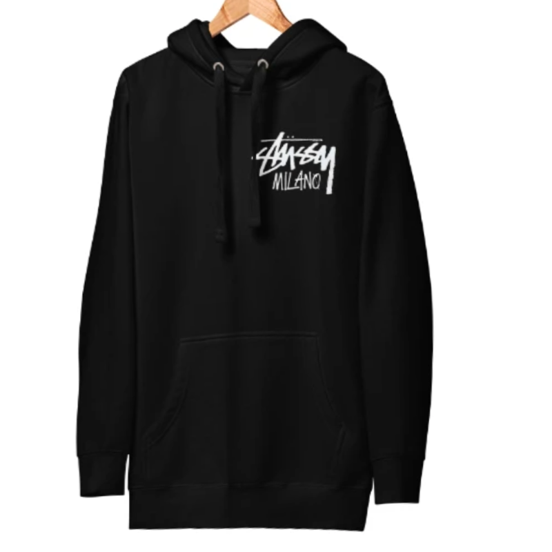 Stussy Milano Black Hoodie