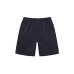 Stussy Navy Brushed Cotton Beach Shorts