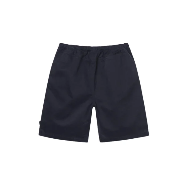Stussy Navy Brushed Cotton Beach Shorts-back
