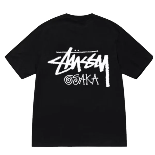 Stussy Osaka Black T Shirt-back