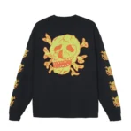 Stussy Our Legacy Skull LS Black Longsleeve Shirt Back