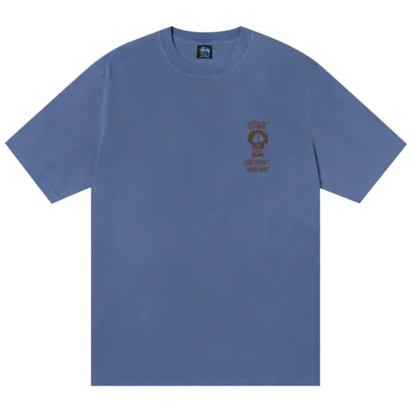 Stussy Our Legacy Surf Skull Blue T-Shirt