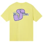 Stussy Phat S Yellow T-Shirt Back