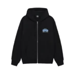 Stussy Pickup Black Zip Up Hoodie