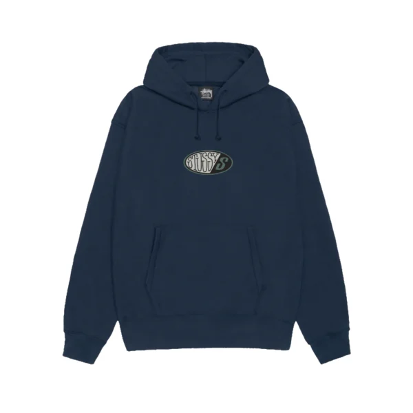 Stussy Pitstop Navy Pullover Hoodie