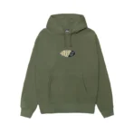 Stussy Pitstop Olive Pullover Hoodie