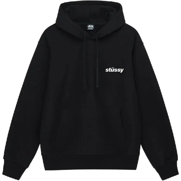 Stussy Popsicle Black Pullover Hoodie