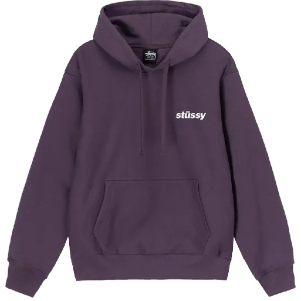 Stussy Popsicle Purple Pullover Hoodie