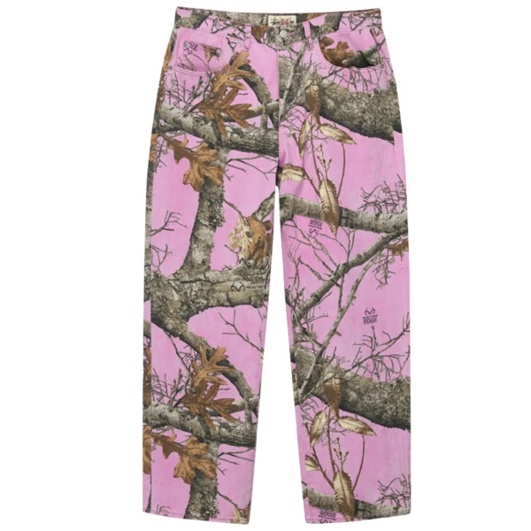 Stussy Realtree Edge Big Ol Pink Jeans