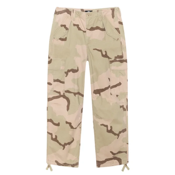Stussy Ripstop Military Cargo Sand Camo Pants