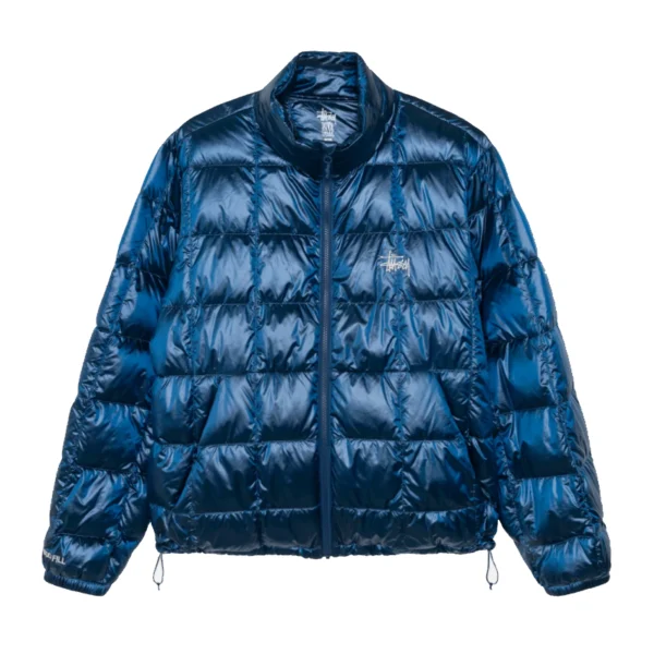 Stussy Royal Blue Midweight Puffer Jacket