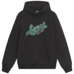Stussy Satin Patch Black Hoodie