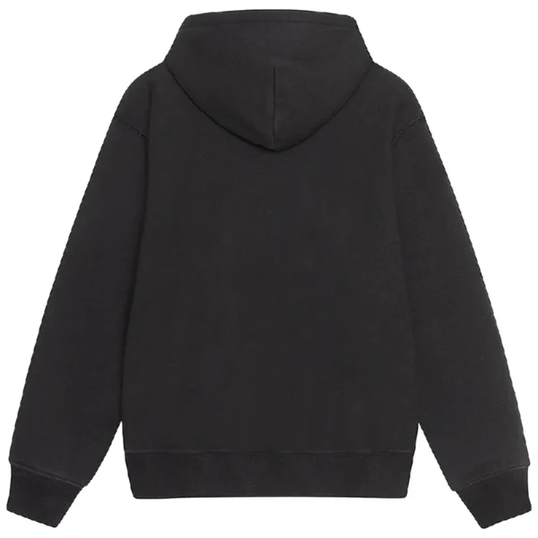 Stussy Satin Patch Black Hoodie-back