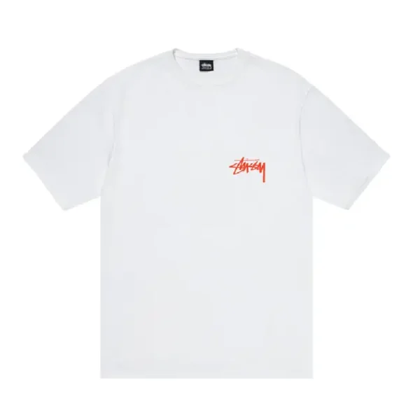 Stussy Scorpion White T Shirt