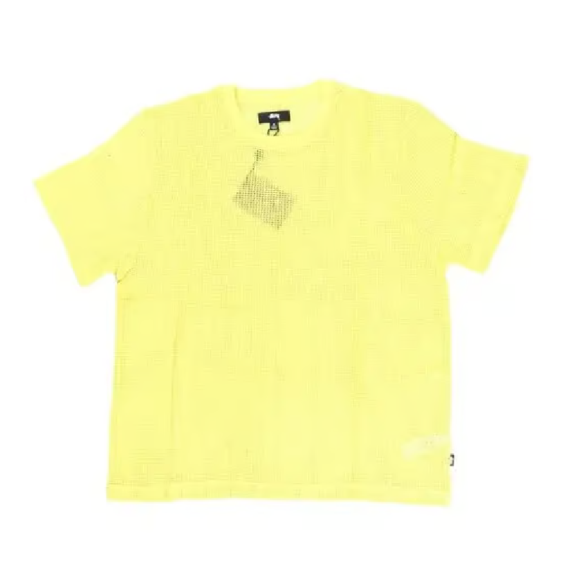 Stussy Semi Sheer Yellow Tee