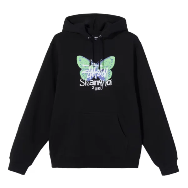 Stussy Shanghai Exclusive Black Hoodie