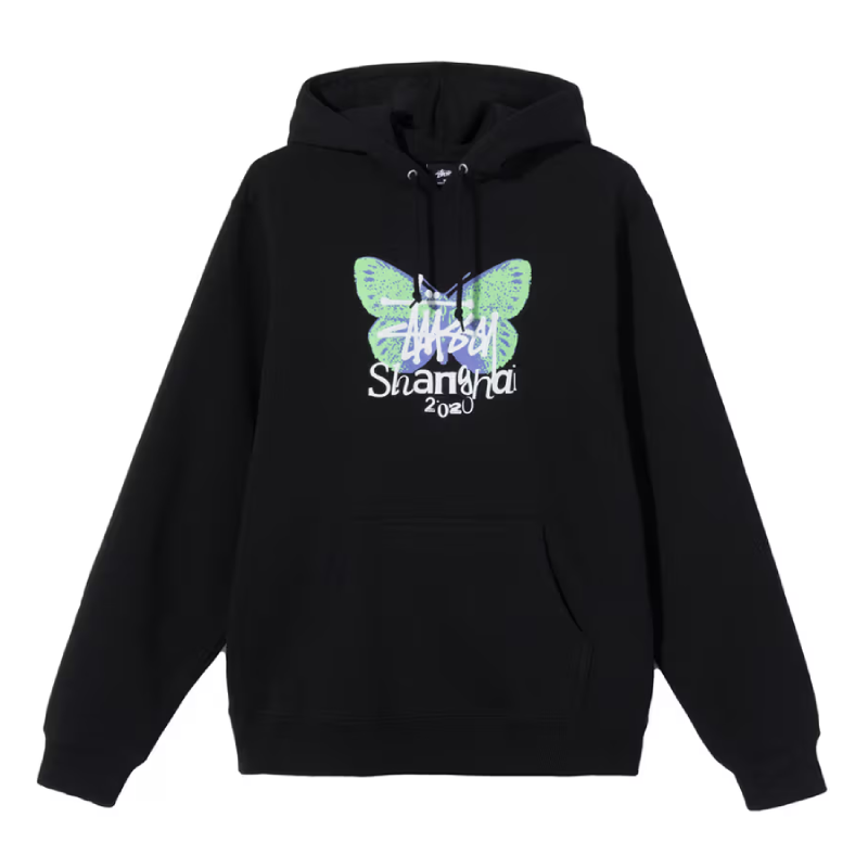 Stussy Shanghai Exclusive Black Hoodie
