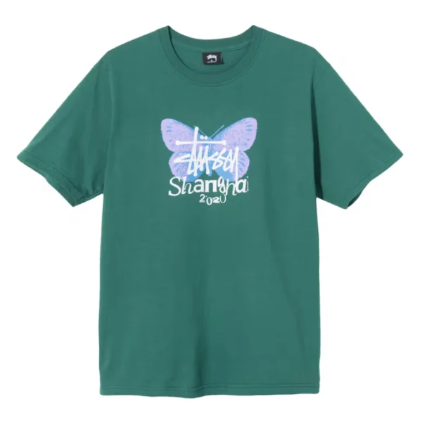 Stussy Shanghai Green Tee