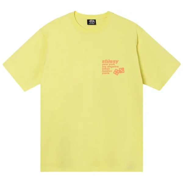 Stussy Silhouette Yellow Tee