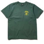 Stussy Skull Bones Green T-Shirt