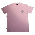 Stussy Skull Crest Pink Tee