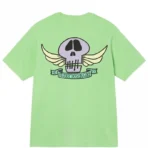 Stussy Skull Wings Parrot T-Shirt Back