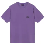 Stussy Skull Wings Purple T-Shirt